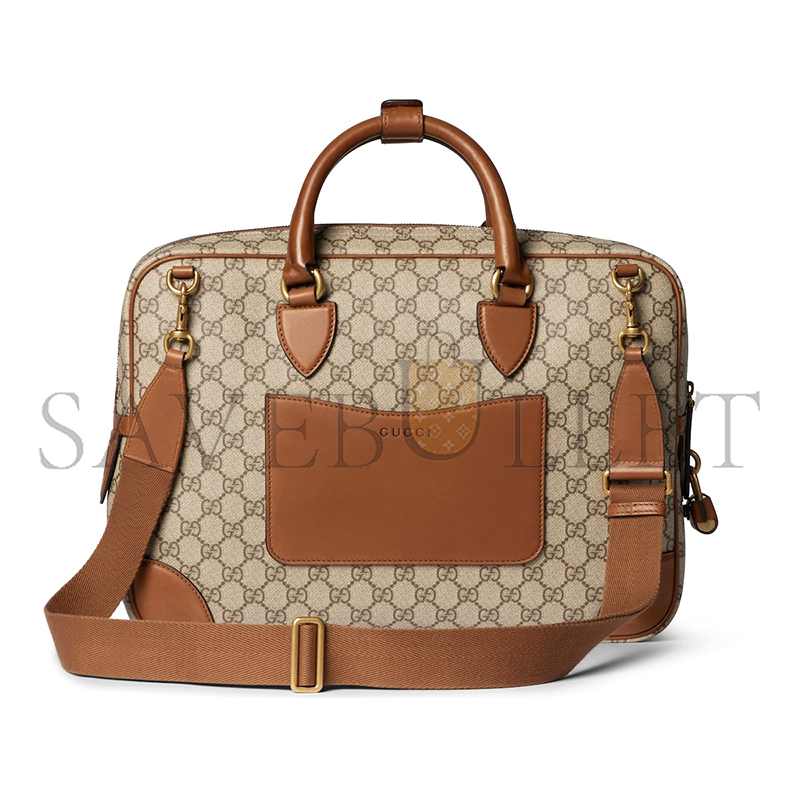 GUCCI GG EMBLEM MEDIUM BRIEFCASE 821159 (40*30*6cm)